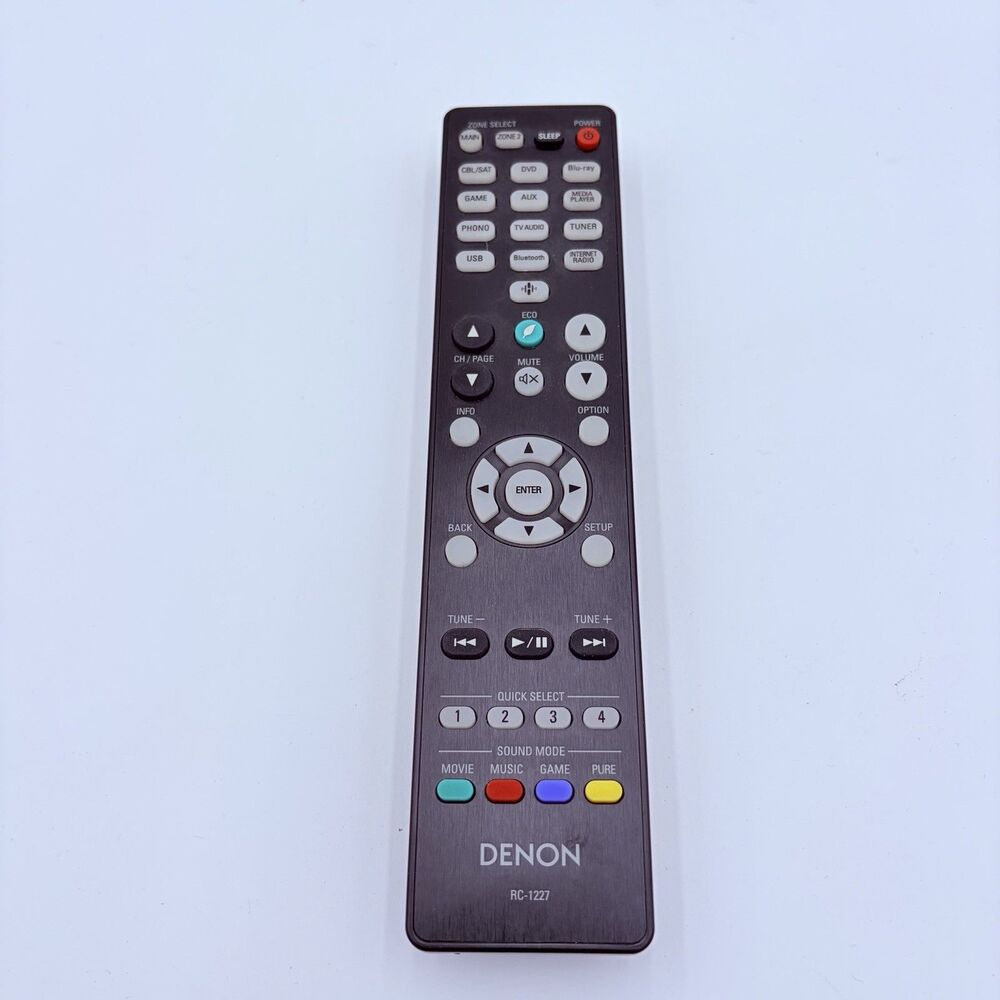 Genuine Denon RC-1227 A/V Receiver Remote OEM AVR-S740H AVR-S750H AVR-X1500H